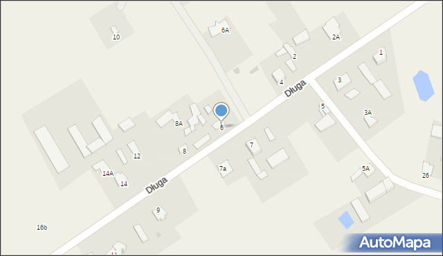 Głogówko Królewskie, Długa, 6, mapa Głogówko Królewskie