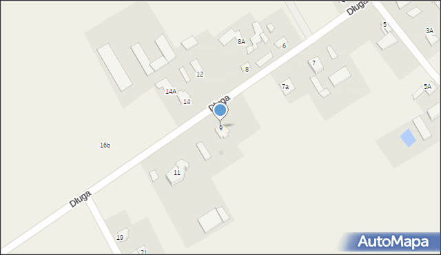 Głogówko Królewskie, Długa, 9, mapa Głogówko Królewskie