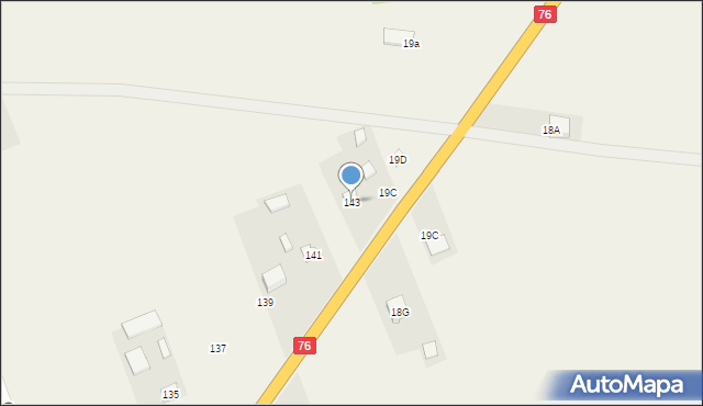 Głosków, Długa, 143, mapa Głosków