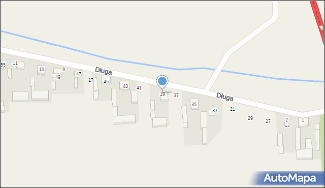 Głuchów, Długa, 19, mapa Głuchów