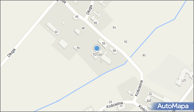 Głuszyna, Długa, 54, mapa Głuszyna