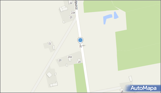 Gójszcz, Długa, 31, mapa Gójszcz