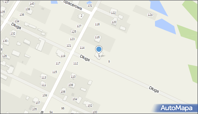 Golice, Długa, 7, mapa Golice