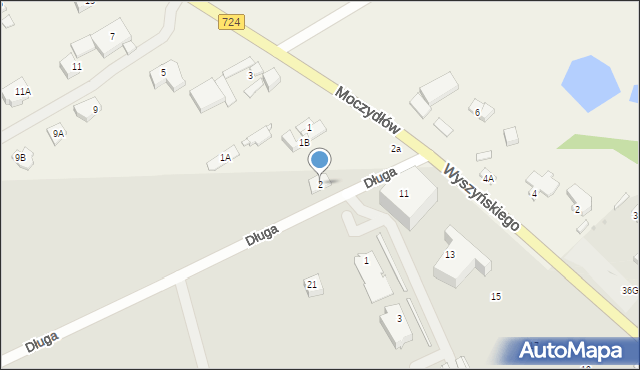 Góra Kalwaria, Długa, 2, mapa Góra Kalwaria