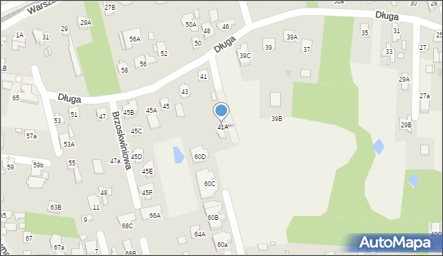 Granica, Długa, 41A, mapa Granica