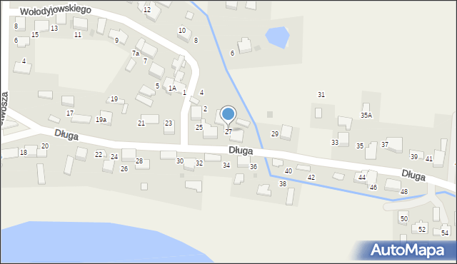 Gromiec, Długa, 27, mapa Gromiec