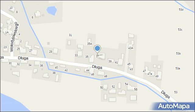 Gromiec, Długa, 37, mapa Gromiec