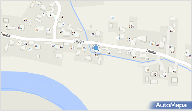 Gromiec, Długa, 38, mapa Gromiec