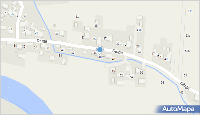 Gromiec, Długa, 46, mapa Gromiec