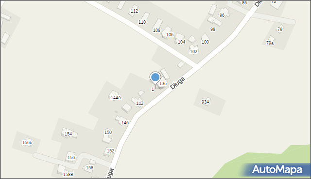 Hażlach, Długa, 138, mapa Hażlach