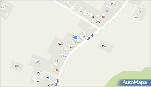 Hażlach, Długa, 140, mapa Hażlach