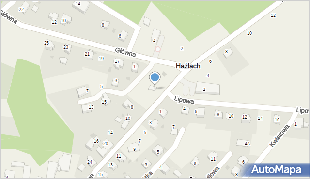 Hażlach, Długa, 2, mapa Hażlach