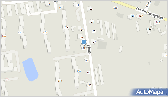 Inowrocław, Długa, 28, mapa Inowrocławia