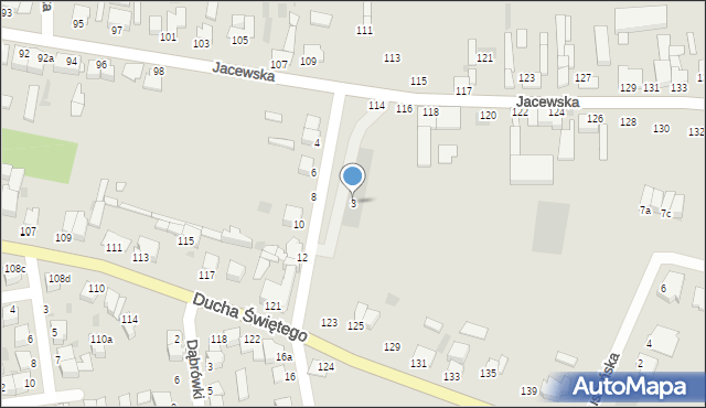 Inowrocław, Długa, 3, mapa Inowrocławia