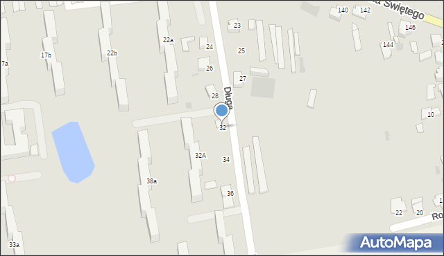 Inowrocław, Długa, 32, mapa Inowrocławia