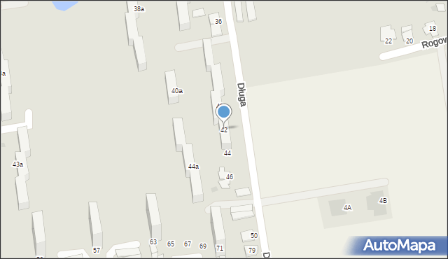 Inowrocław, Długa, 42, mapa Inowrocławia