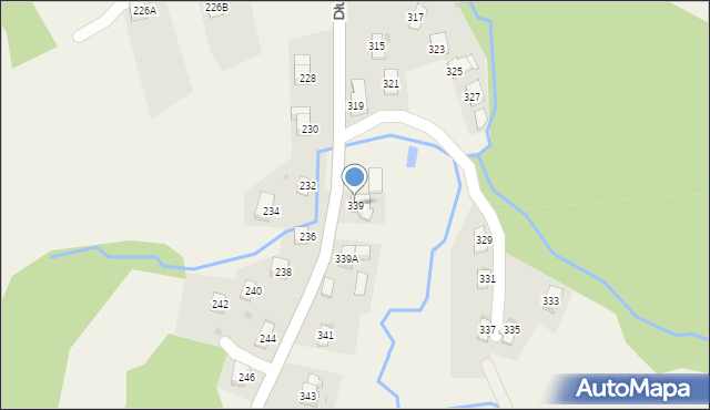 Iwonicz, Długa, 339, mapa Iwonicz