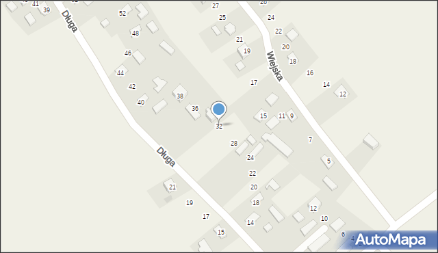 Jaćmierz, Długa, 32, mapa Jaćmierz