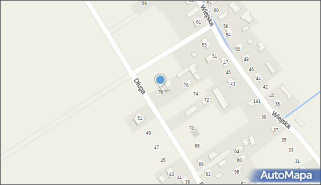 Jaćmierz, Długa, 78, mapa Jaćmierz