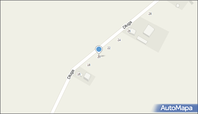 Jangrot, Długa, 20, mapa Jangrot