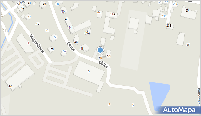 Jarocin, Długa, 50, mapa Jarocin