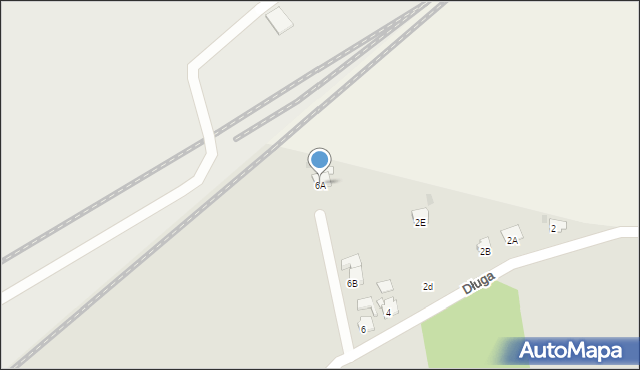 Jastrzębie-Zdrój, Długa, 6A, mapa Jastrzębie-Zdrój