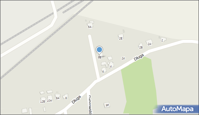 Jastrzębie-Zdrój, Długa, 6B, mapa Jastrzębie-Zdrój