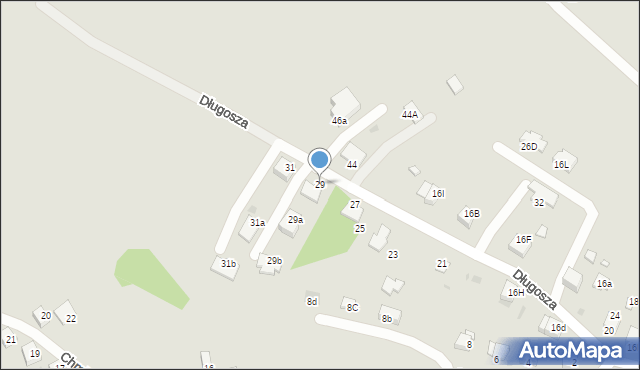 Jaworzno, Długosza Jana, 29, mapa Jaworzno