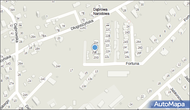 Jaworzno, Długoszyńska, 20F, mapa Jaworzno