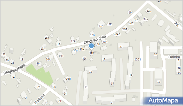 Jaworzno, Długoszyńska, 38b, mapa Jaworzno