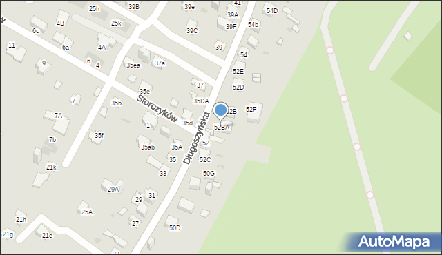 Jaworzno, Długoszyńska, 52BA, mapa Jaworzno