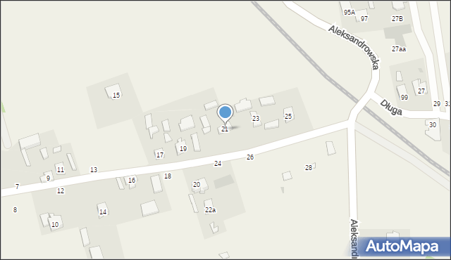 Jedlicze A, Długa, 21, mapa Jedlicze A