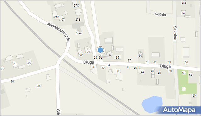 Jedlicze A, Długa, 31, mapa Jedlicze A