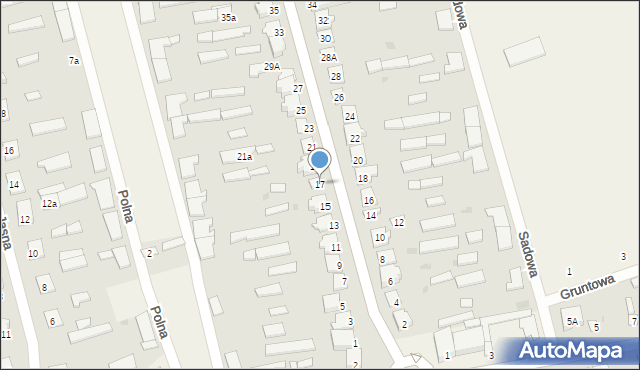 Jednorożec, Długa, 17, mapa Jednorożec