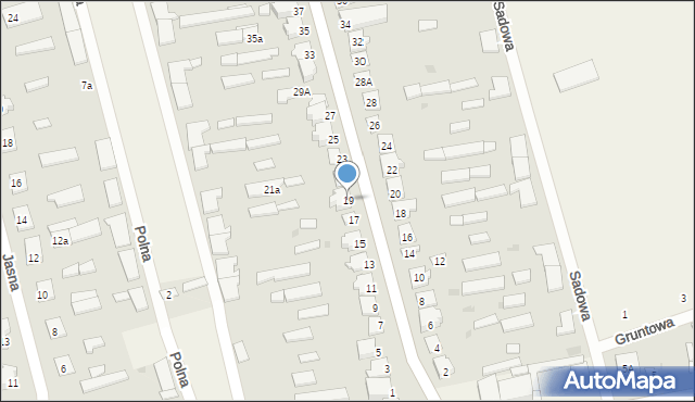 Jednorożec, Długa, 19, mapa Jednorożec