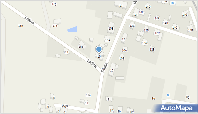 Jeżów Sudecki, Długa, 15, mapa Jeżów Sudecki