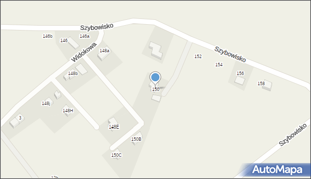 Jeżów Sudecki, Długa, 150, mapa Jeżów Sudecki