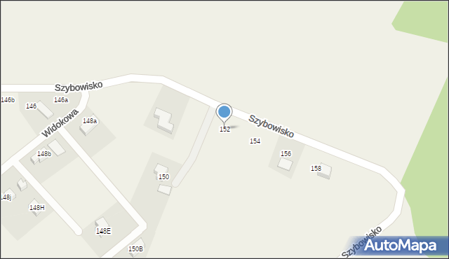 Jeżów Sudecki, Długa, 152, mapa Jeżów Sudecki