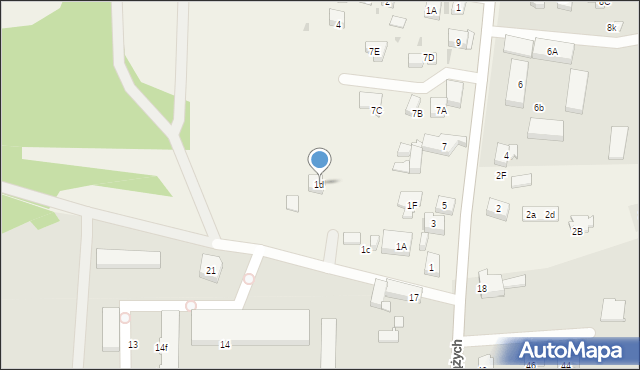 Jeżów Sudecki, Długa, 1d, mapa Jeżów Sudecki