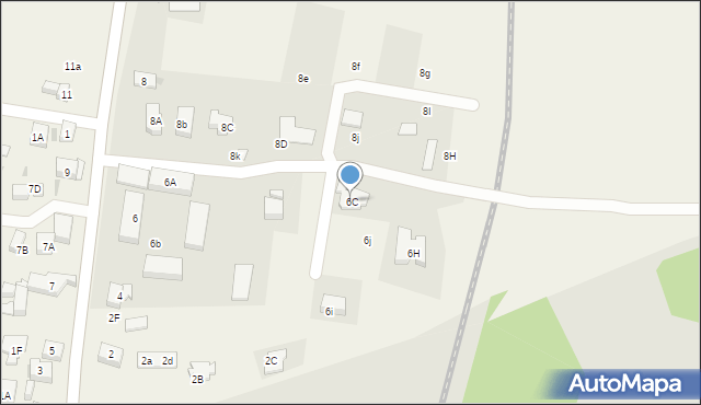 Jeżów Sudecki, Długa, 6C, mapa Jeżów Sudecki