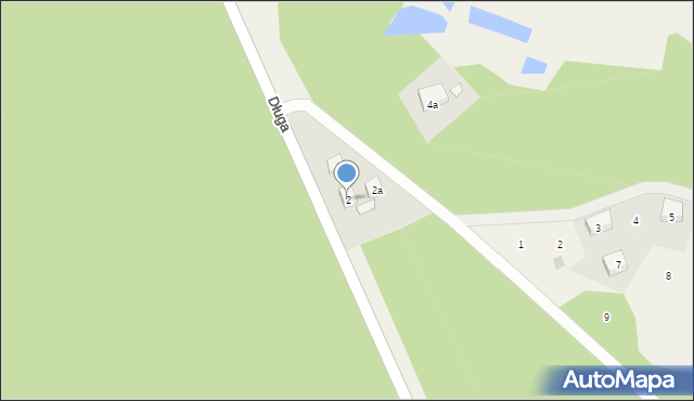 Karsin, Długa, 2, mapa Karsin