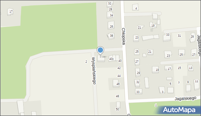 Kębłowo, Długosza Jana, 3, mapa Kębłowo