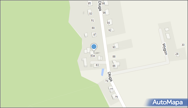 Kiczyce, Długa, 85, mapa Kiczyce