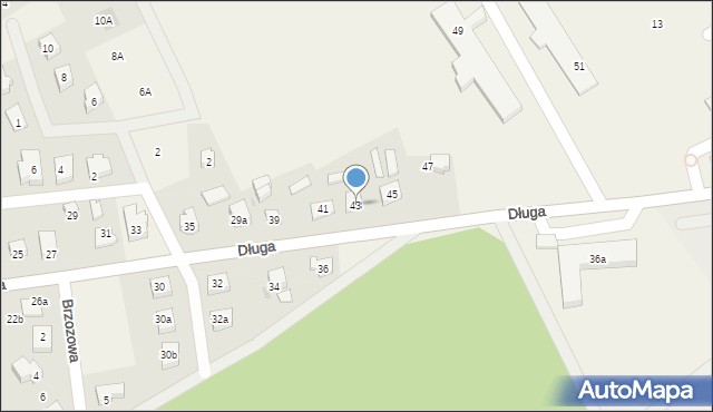 Kiełpino, Długa, 43, mapa Kiełpino
