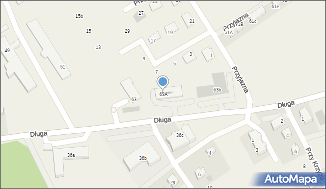 Kiełpino, Długa, 63A, mapa Kiełpino