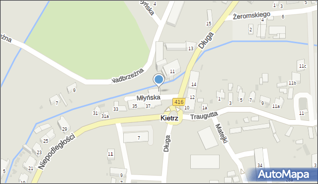 Kietrz, Długa, 9, mapa Kietrz