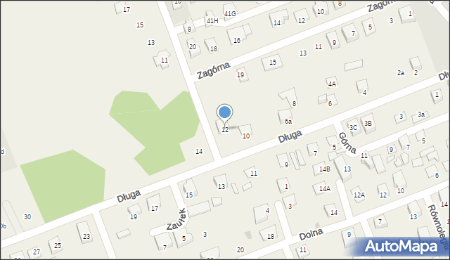 Klepacze, Długa, 12, mapa Klepacze