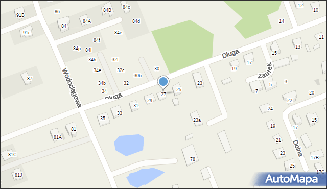 Klepacze, Długa, 27, mapa Klepacze