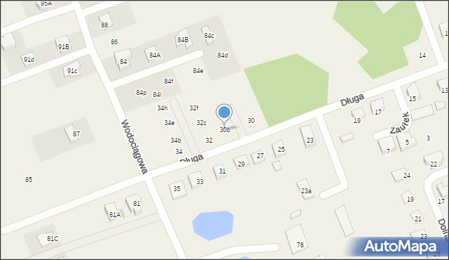 Klepacze, Długa, 30b, mapa Klepacze