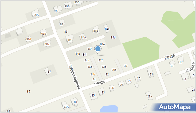 Klepacze, Długa, 32h, mapa Klepacze